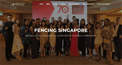Desktop Screenshot of fencingsingapore.org.sg