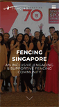 Mobile Screenshot of fencingsingapore.org.sg